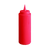 Thunder Group PLTHSB024R 24 Oz. Red Plastic Squeeze Bottle