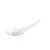 Thunder Group 7003AR 0.75 Oz. Rose Melamine Won Ton Soup Spoon
