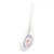 Thunder Group 7003AR 0.75 Oz. Rose Melamine Won Ton Soup Spoon