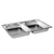 Thunder Group STPA3022 Full Size Stainless Steel Anti-Jam Steam Table Pan