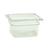 Thunder Group PLPA8164 1/6 Size Clear Polycarbonate 4" Deep Food Pan