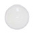Thunder Group PLRFC0608PP White Round Polypropylene Food Storage Container Cover