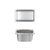 Thunder Group STPA4194 0.1 Size Stainless Steel Anti-Jam Steam Table Pan