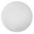 Thunder Group PLRCB001 14" Dia. x 1" Thick White Polyethylene Round Cutting Board