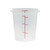 Thunder Group PLRFT308TL 8 Qt. Translucent Round Polypropylene Food Storage Container