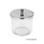 Thunder Group GLCJ007 7 Oz. Clear Glass Condiment Jar Only