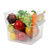 Thunder Group PLSFT006PC 6 Qt. Clear Polycarbonate Square Food Storage Container