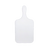 Thunder Group PLCB007 White Plastic Paddle Shape with Handle Cutting Board