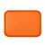 Thunder Group PLFFT1418RR 14" W x 17.75" D Orange Polypropylene Rectangular Fast Food Tray