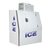 Howard McCray ICB-1-S 40 Cu. Ft. White Stainless Steel Solid Hinged Doors Ice Merchandiser- 115 Volts