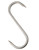 Omcan USA 10497 140 mm x 5 mm Stainless Steel S Hook