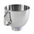 KitchenAid K5THSBP 5 Qt. Tilt-Head Polished Stainless Steel Bowl with Handle