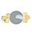 Robot Coupe 28178W 1/4" Waffle and Gaufrette Disc