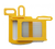 Dynamic AC060 1/8" Yellow Grid Set with Pusher (for Dynacube)