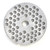 Omcan USA 11222 #22 0.25" Hard Stainless Steel European Style Machine Plate - Hubless