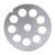 Omcan USA 11218 #12 0.50" Hard Stainless Steel European Style Machine Plate - Hubless