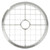 Hobart S35DICE-1 1" Stainless Steel Dicer Plate