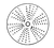Electrolux 650153 0.68 Stainless Steel Grating Disc