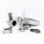 Omcan USA 27142 Stainless Steel 1 and 4" Plate and Stomper Grinder Head Attachment
