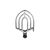Alfa International 20B 20 Qt. Aluminum "B" Flat Beater and Paddle