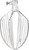 Hobart CWHIP-HL4030 40/30 quart C whip