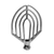 Alfa International 80B SS B Flat Beater and Paddle