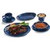 Carlisle 4350014 10.2" Dia. Melamine Blue Round Carlisle - Dallas Ware Dinner Plate