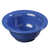 Carlisle 3303814 10 Oz. Melamine Blue Carlisle - Sierrus Rimmed Nappie Bowl