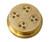 Omcan USA 13353 #90 Brass Maccheroni Rigati Pasta
