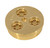 Omcan USA 19756 #108 Brass Maccheroni Rigati Pasta