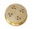 Omcan USA 19434 #90 Brass Maccheroni Rigati Pasta