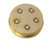 Omcan USA 45339 11mm Brass #105 Maccheroni Rigati Pasta Die