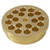 Omcan USA 31806 1.7 mm Brass #8 Spaghetti Pasta Die