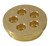 Omcan USA 13339 #26 Brass Tagliatelle Pasta Die