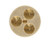 Omcan USA 13395 #382 Brass Gnocchetti Sardi Pasta