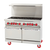 American Range AR-8-DSB-LP 48" W Liquid Propane Stainless Steel Restaurant Range - 256,000 BTU