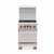 American Range AR-12G-2B-SB-LP 24" W Stainless Steel Cabinet Base Liquid Propane Restaurant Range - 84,000 BTU