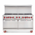 American Range AR-48G-2B-CL-SBR-LP 60" W Liquid Propane Stainless Steel Restaurant Range - 174,000 BTU