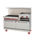American Range AR-6B-24RG-CL-SBR-LP 60" W Liquid Propane Stainless Steel Restaurant Range - 262,000 BTU