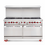 American Range AR-12G-8B-CC-LP 60" W Liquid Propane Stainless Steel Restaurant Range - 336,000 BTU