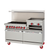 American Range AR-8B-24RG-CC-NG 60" W Natural Gas Stainless Steel Restaurant Range - 356,000 BTU