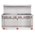 American Range AR-48G-4B-DSB 72" W Stainless Steel Natural Gas Restaurant Range - 208,000 BTU