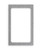 Vollrath 8244024 21.13" W x 12.75" D Gray Granite Color (1) 40006 Plastic Decorative Miramar Template