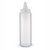 Vollrath 2912-13 12 Oz. Clear Bottle with Clear Cap Polyethylene Squeeze Bottle Dispenser