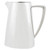 Vollrath 46206 2.3 Qt. (2L) 7 1/8" H Mirror-Finish 18/8 Stainless Steel Triangular Body Design Triennium Water Pitcher with Ice Guard