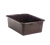 Vollrath 1527B-01 21.75" W x 15.5" D x 7" Deep Chocolate Polyethylene Traex Standard Bus Box