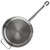 Vollrath 47746 6 Qt. Satin and Mirror Intrigue stainless Steel Saute Pan