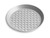 Vollrath PC09XPCC 9" Diameter x 3/4" Deep Clear Coat Anodized Finish Press Cut Pizza Pan