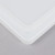 Vollrath 52433 6.5" x 10.88" Polyethylene Non-Staining Super Pan V Flexible Pan Lid