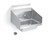 Vollrath 1410-0 17" W 2 15" D Stainless Steel Wall-Mounted Hand Sink